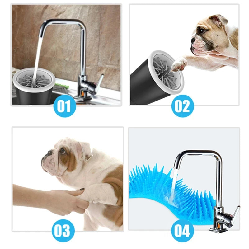 Electric Pet Foot Paw Cleaner, Automatic USB Rechargeable